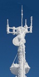 Icing on antenna